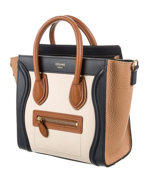 celine nano luggage tote bag price|celine large phantom luggage tote.